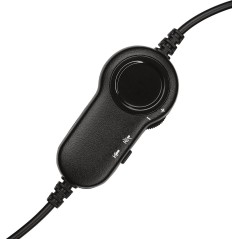 Logitech Stereo H151 Wired Headset - Premium Sound Quality, Comfortable Fit, Stylish Black Design